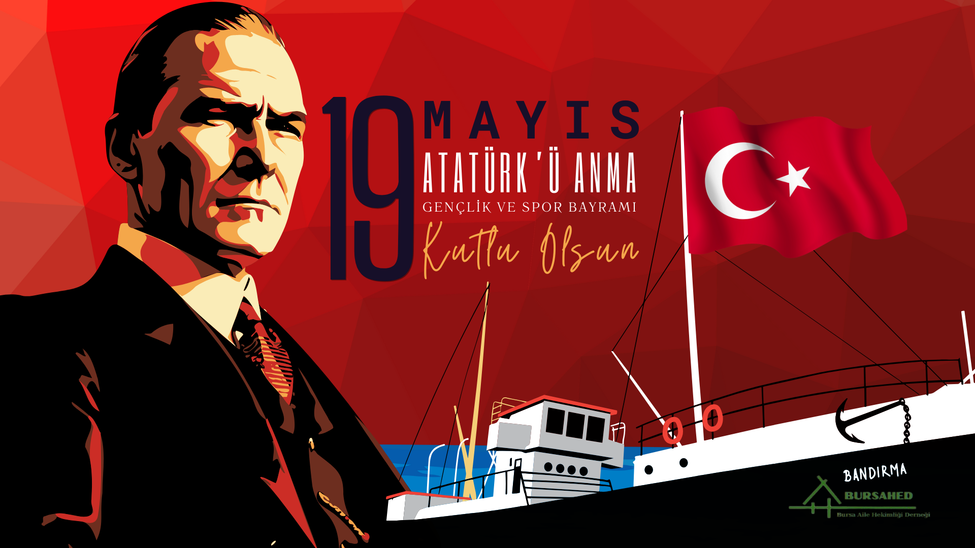 19 Mayıs Atatürk’ü Anma, Gençlik ve Spor Bayramı Kutlu Olsun!